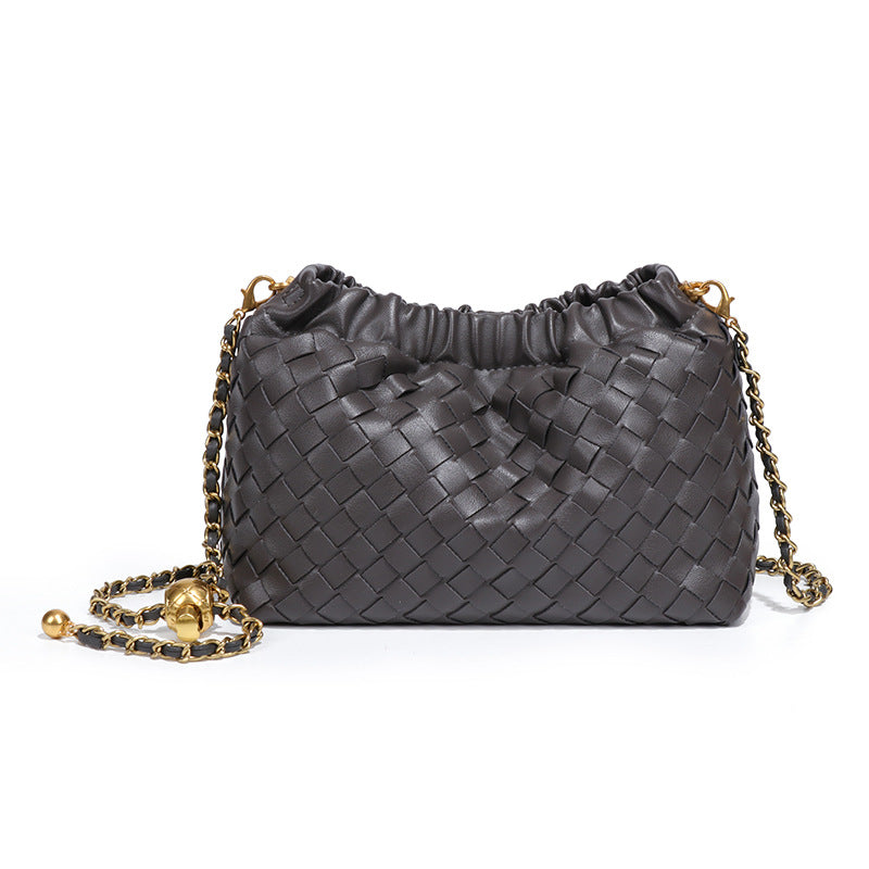 Bolsa Bucket Pequena Trançada Bella