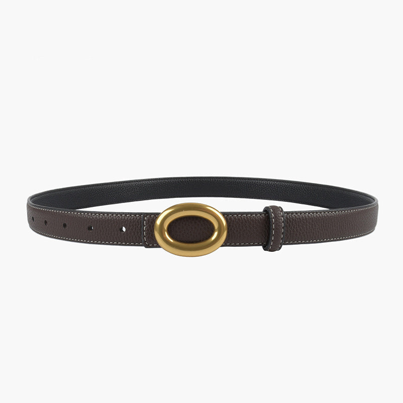 Cinto Feminino Couro Legítimo Baroni