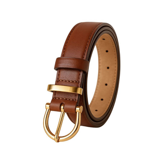 Cinto Fino Couro Legítimo Premium Aika