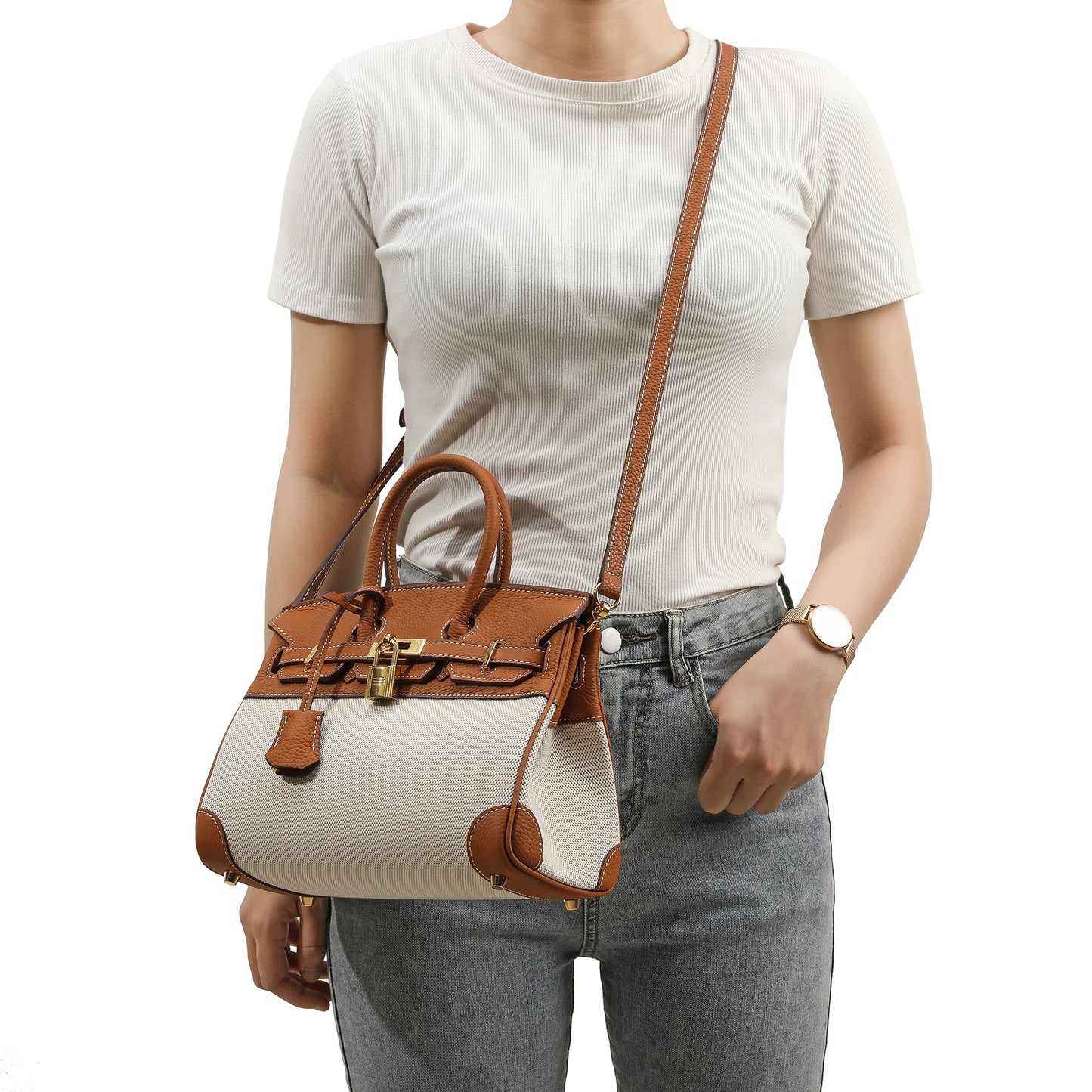 Bolsa Classic Média Zaya Bicolor