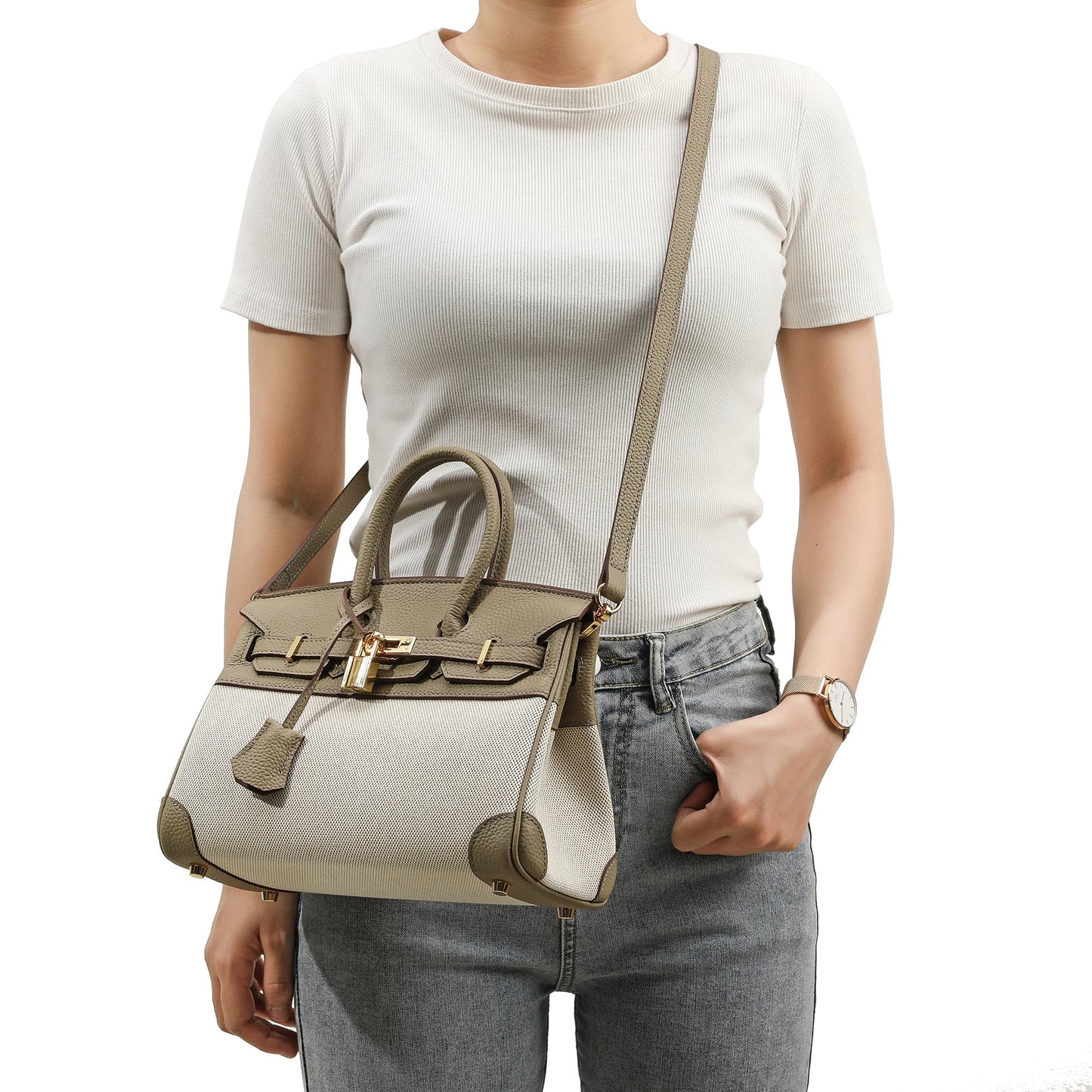 Bolsa Classic Média Zaya Bicolor