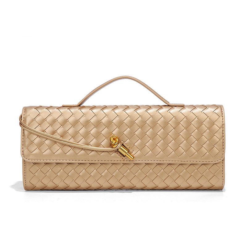 Bolsa Baguette Trançada Laurent