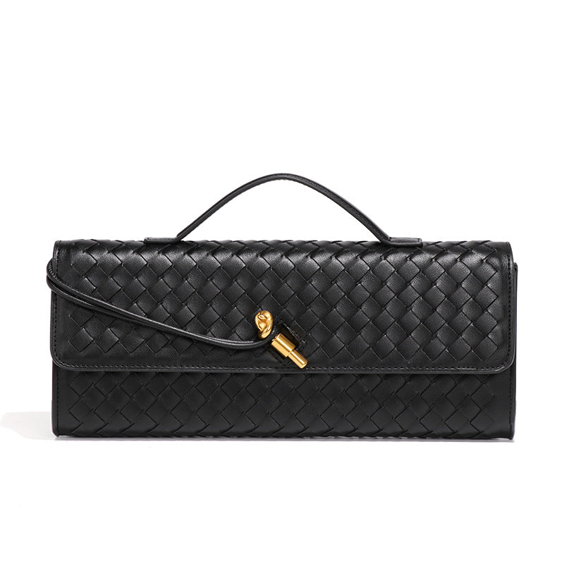Bolsa Baguette Trançada Laurent