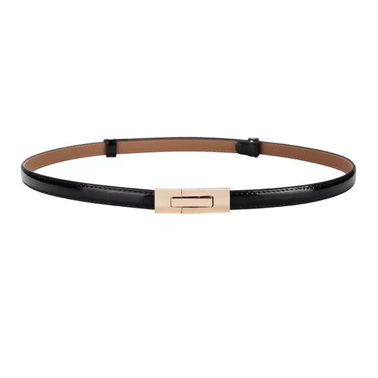 Cinto Feminino Fino Couro Legítimo Lily