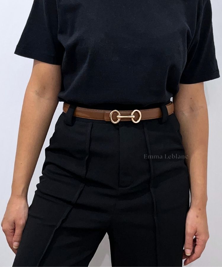 Cinto Feminino Couro Legítimo Hera