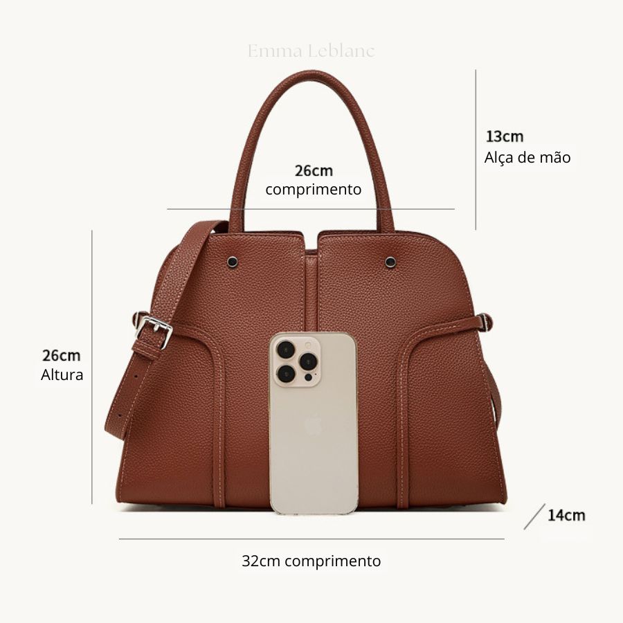 Bolsa Tote Couro Legítimo Mavie