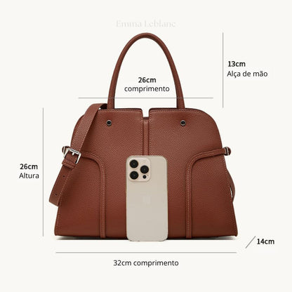 Bolsa Tote Couro Legítimo Mavie
