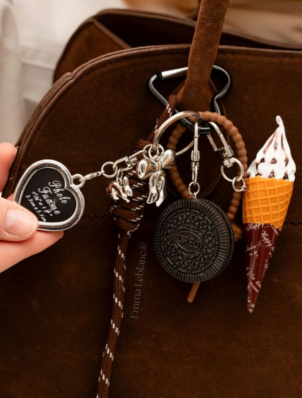 Bag Charm Emma Leblanc Mix Oreo & Ice Cream