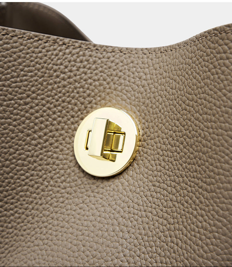 Bolsa Bucket Couro Legítimo Orlando