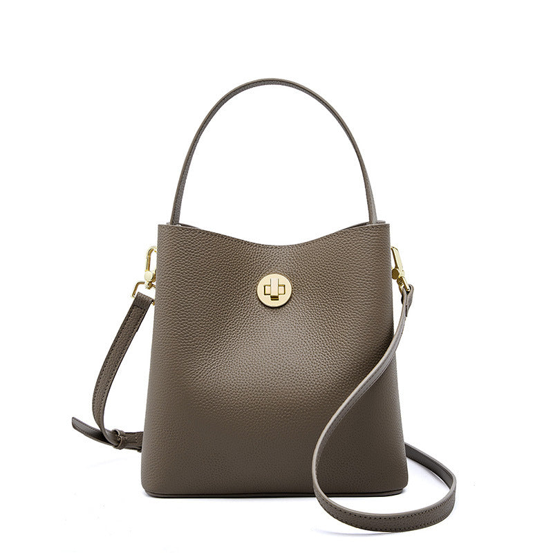Bolsa Bucket Couro Legítimo Orlando