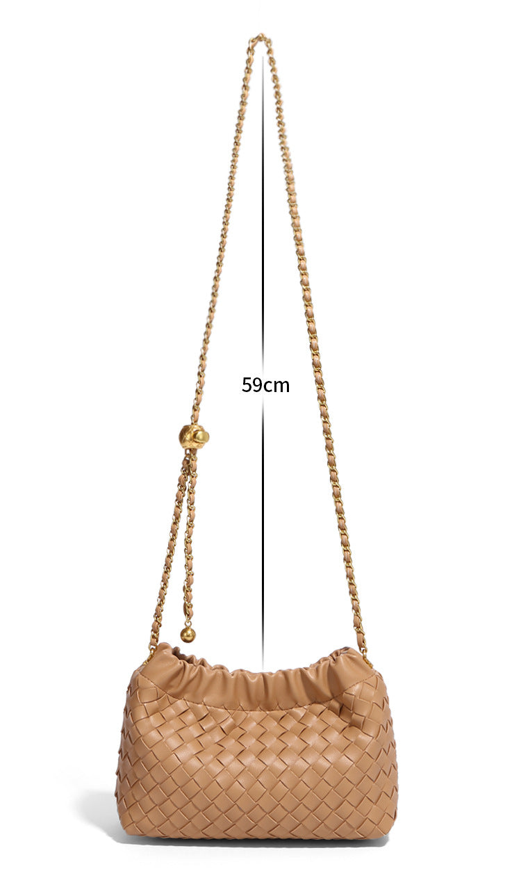 Bolsa Bucket Pequena Trançada Bella