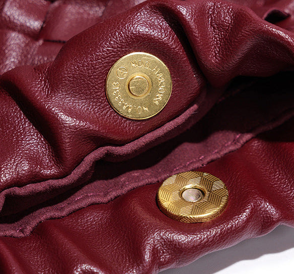 Bolsa Bucket Pequena Trançada Bella