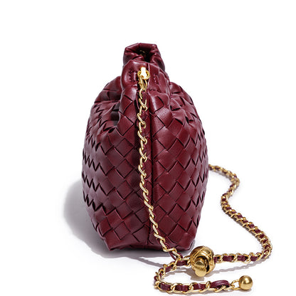 Bolsa Bucket Pequena Trançada Bella