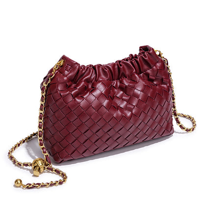 Bolsa Bucket Pequena Trançada Bella