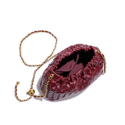 Bolsa Bucket Pequena Trançada Bella