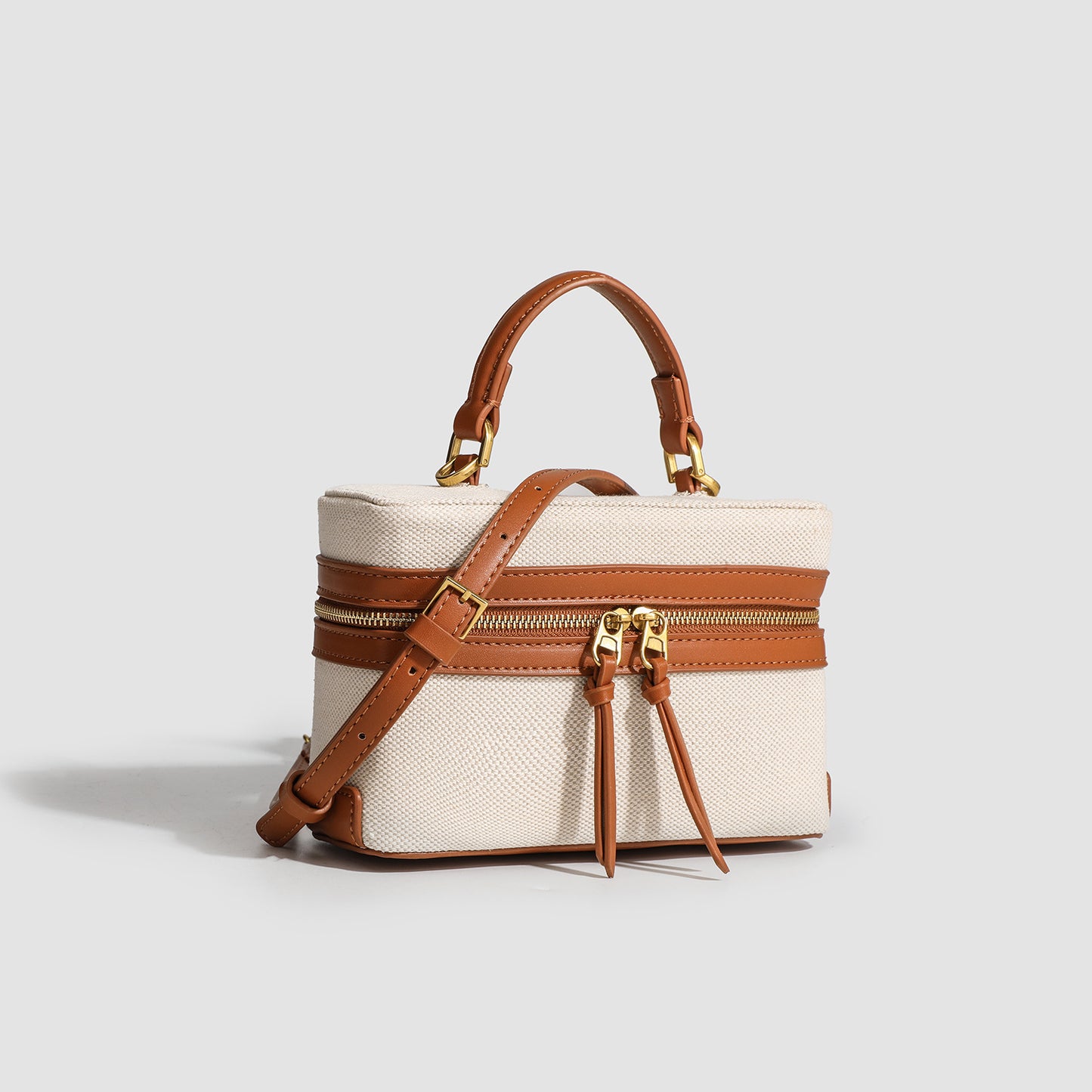 Bolsa Pequena Canvas Bicolor Bali