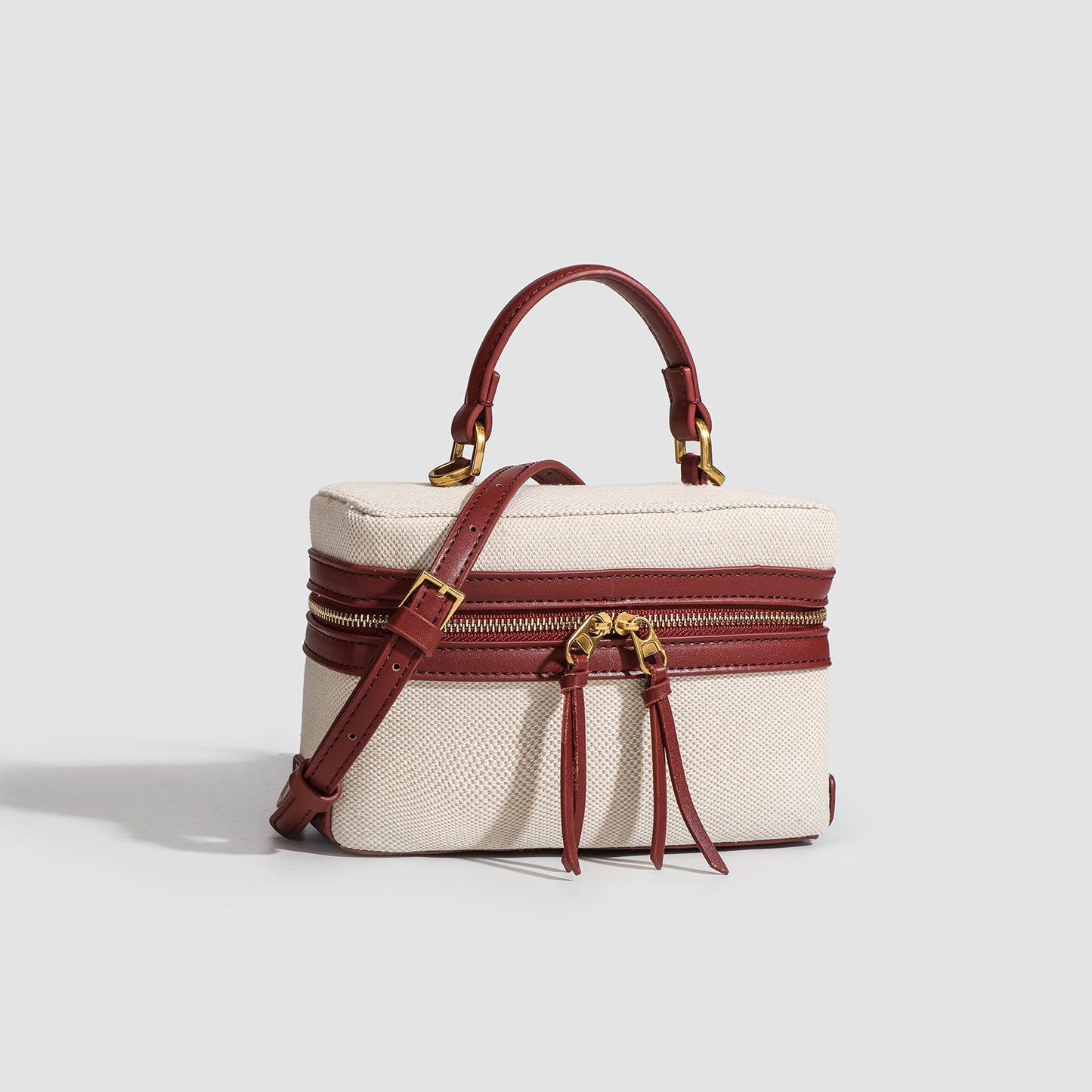 Bolsa Pequena Canvas Bicolor Bali