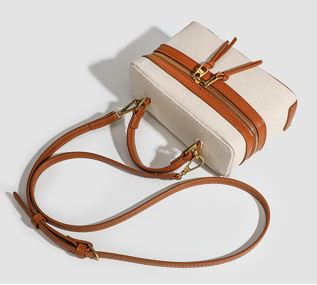 Bolsa Pequena Canvas Bicolor Bali