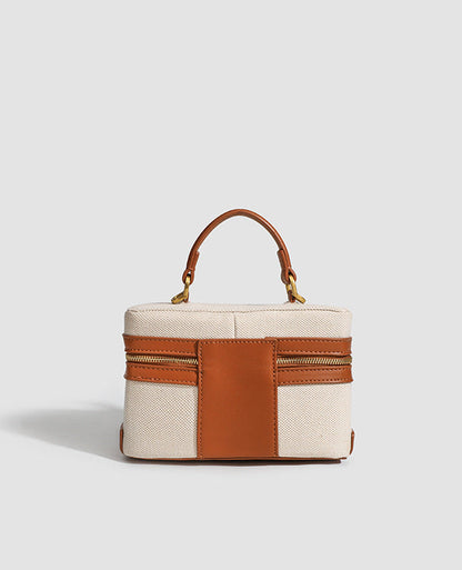 Bolsa Pequena Canvas Bicolor Bali