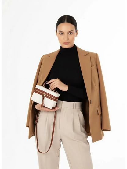 Bolsa Pequena Canvas Bicolor Bali