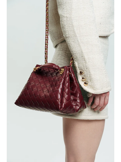 Bolsa Pequena Trançada Giulia