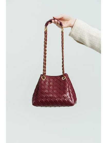 Bolsa Pequena Trançada Giulia