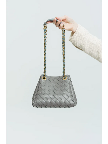 Bolsa Pequena Trançada Giulia