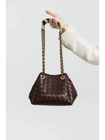 Bolsa Pequena Trançada Giulia