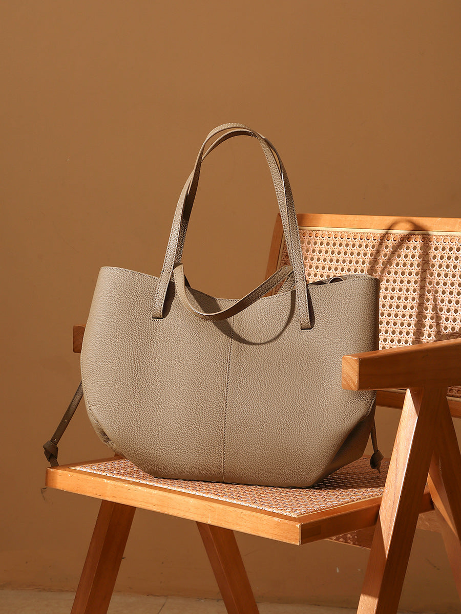 Bolsa Tote Grande Couro Legítimo Paris