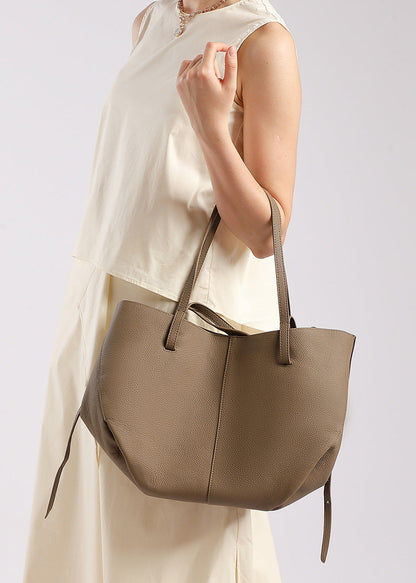 Bolsa Tote Grande Couro Legítimo Paris