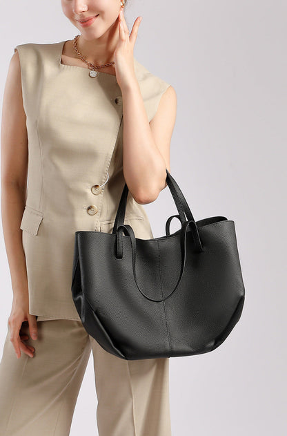 Bolsa Tote Grande Couro Legítimo Paris