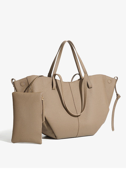 Bolsa Tote Grande Couro Legítimo Paris