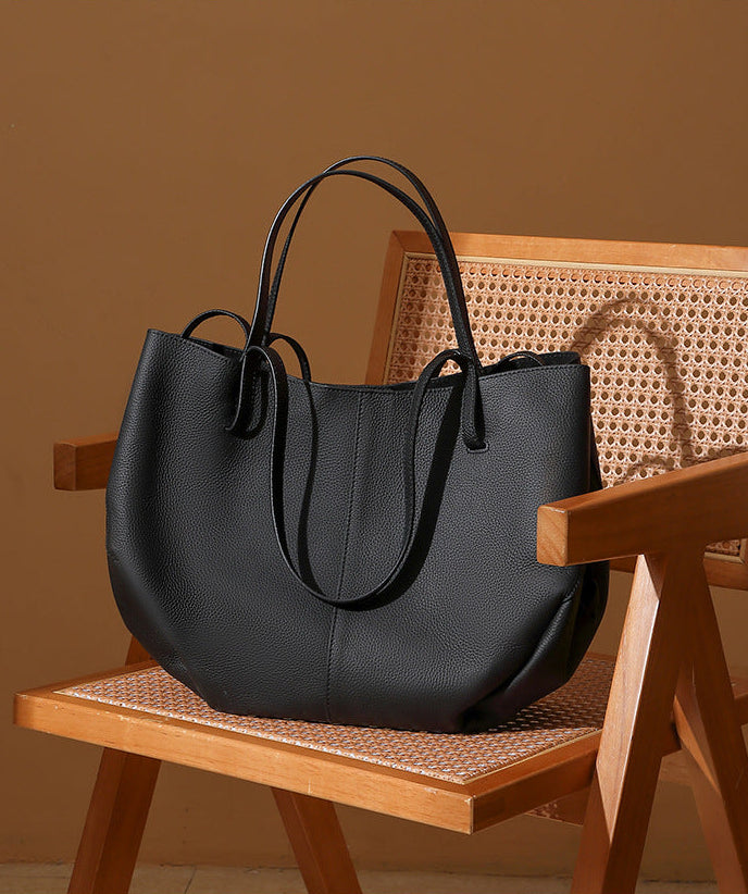 Bolsa Tote Grande Couro Legítimo Paris