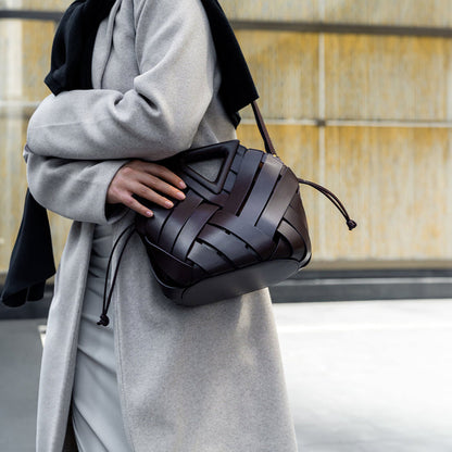 Bolsa Trançada Couro Legítimo Lancaster
