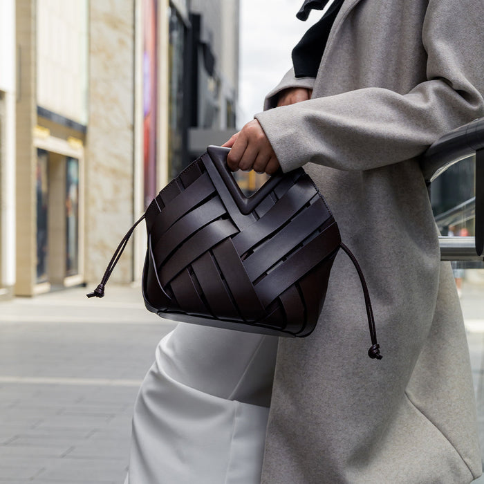 Bolsa Trançada Couro Legítimo Lancaster