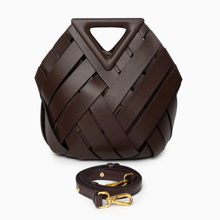 Bolsa Trançada Couro Legítimo Lancaster