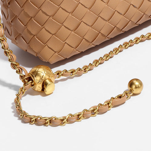 Bolsa Bucket Pequena Trançada Bella