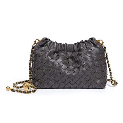 Bolsa Bucket Pequena Trançada Bella