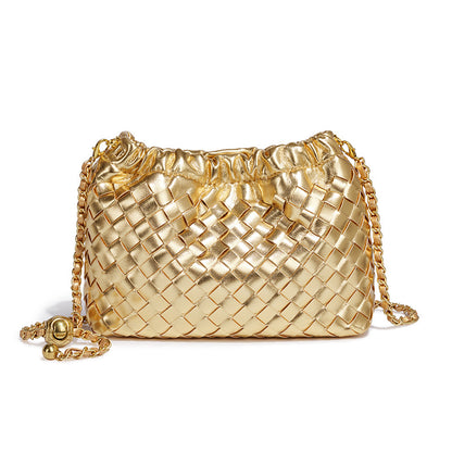 Bolsa Bucket Pequena Trançada Bella