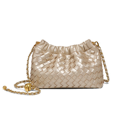 Bolsa Bucket Pequena Trançada Bella