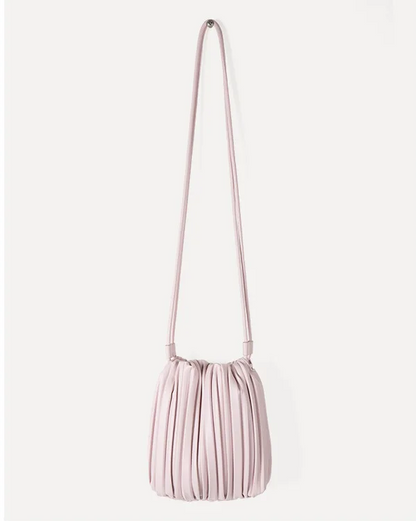 Bolsa Pequena Bucket Plissada Romy