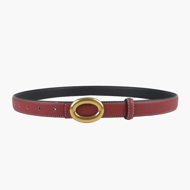 Cinto Feminino Couro Legítimo Baroni