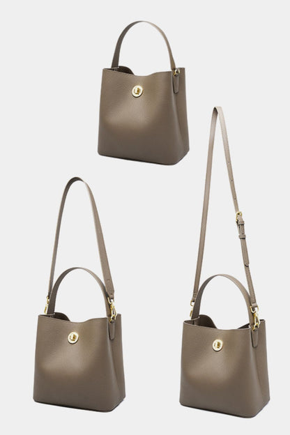 Bolsa Bucket Couro Legítimo Orlando