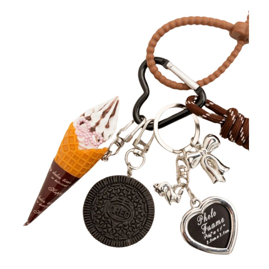 Bag Charm Emma Leblanc Mix Oreo & Ice Cream