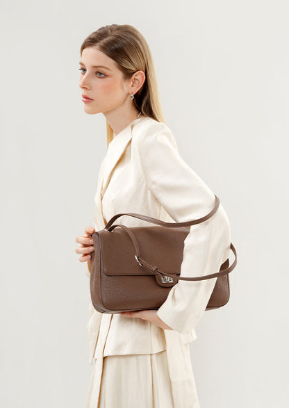 Bolsa Flap Couro Legítimo Chloe Média
