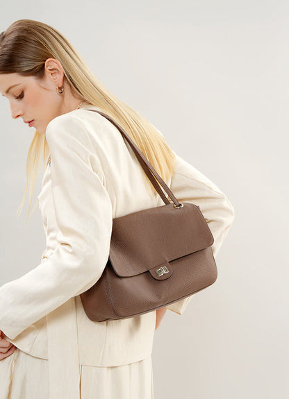 Bolsa Flap Couro Legítimo Chloe Média