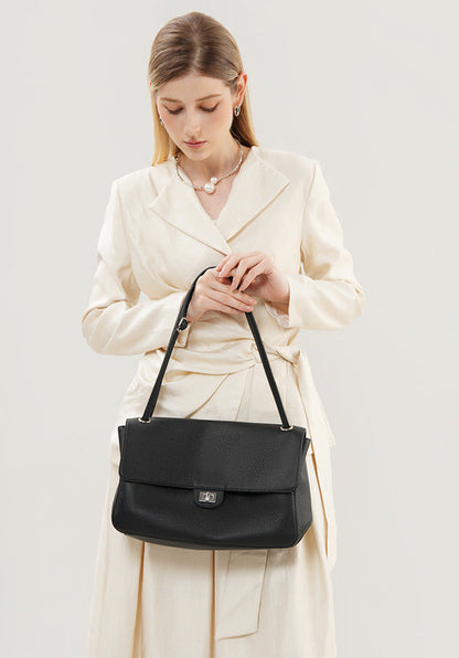 Bolsa Flap Couro Legítimo Chloe Média