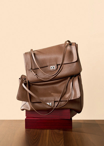 Bolsa Flap Couro Legítimo Chloe Média