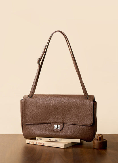 Bolsa Flap Couro Legítimo Chloe Média
