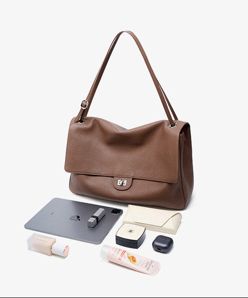 Bolsa Flap Couro Legítimo Chloe Média